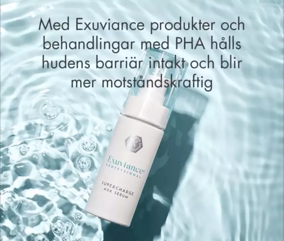 Produkter med PHA stärker hudbarriären och ger fukt till din hud!