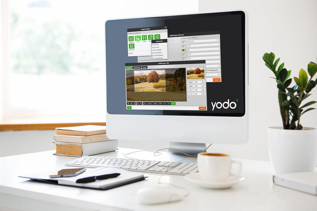 Ny hemsida i Yodo CMS, ett system där man enkelt kan administrera hemsidans innehåll och design.